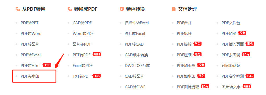 pdf阅读器去水印