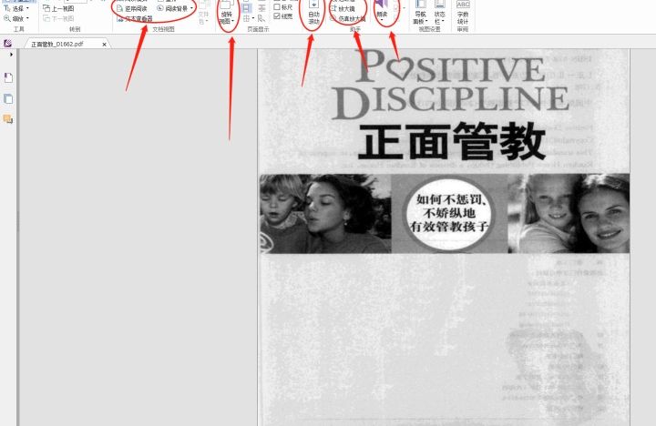 PDF文件阅读时如何连续翻页