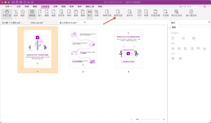 PDF裁剪页面mac