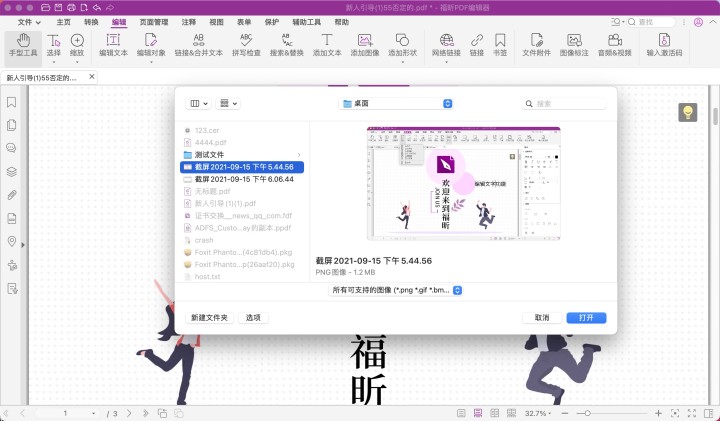 MAC系统pdf插入图片