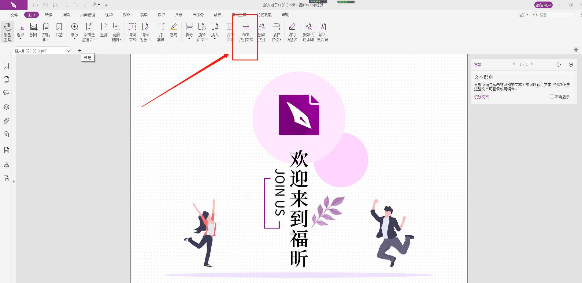 PDF OCR文字识别