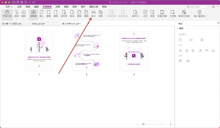 PDF文档拆分MAC