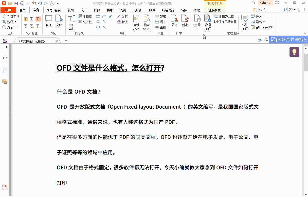 改名啦！以后就叫福昕阅读器专业版